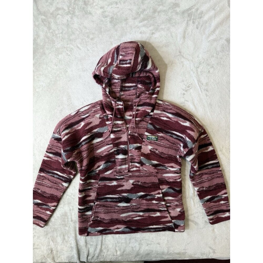 L.L. Bean Women's Sweater - Maroon and White